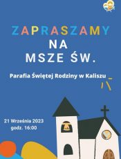 Msza na rozpoczęcie roku szkolnego 2023/2024