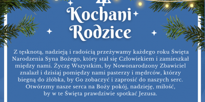 ŚWIĄTECZNE ŻYCZENIA :)
