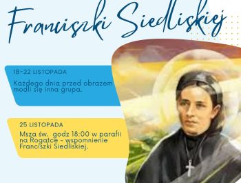 NOWENNA DO BŁOGOSŁAWIONEJ FRANCISZKI SIEDLISKIEJ