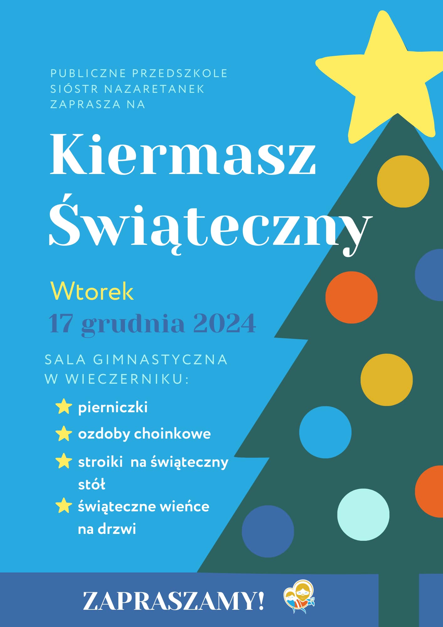 KIERMASZ ŚWIĄTECZNY 17.12.2024