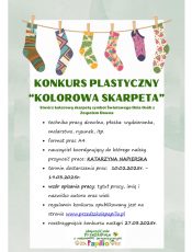 Sukces naszych przedszkolaków w konkursie „Kolorowa skarpeta”